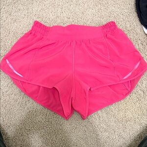 lululemon athletica Hot Pink Athletic Shorts